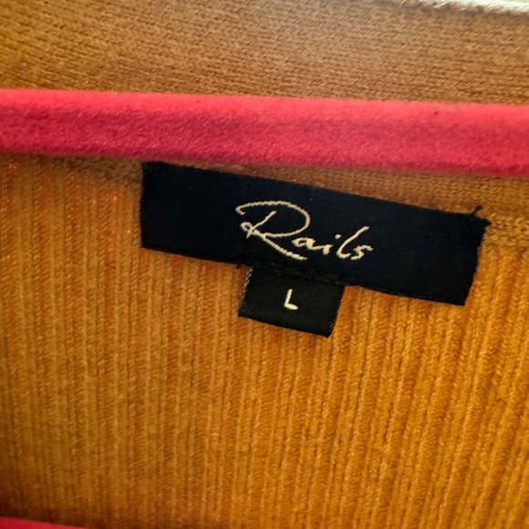 Rails ‘Beau’ Camel Cardigan, Size Large. - Picture 4 of 8